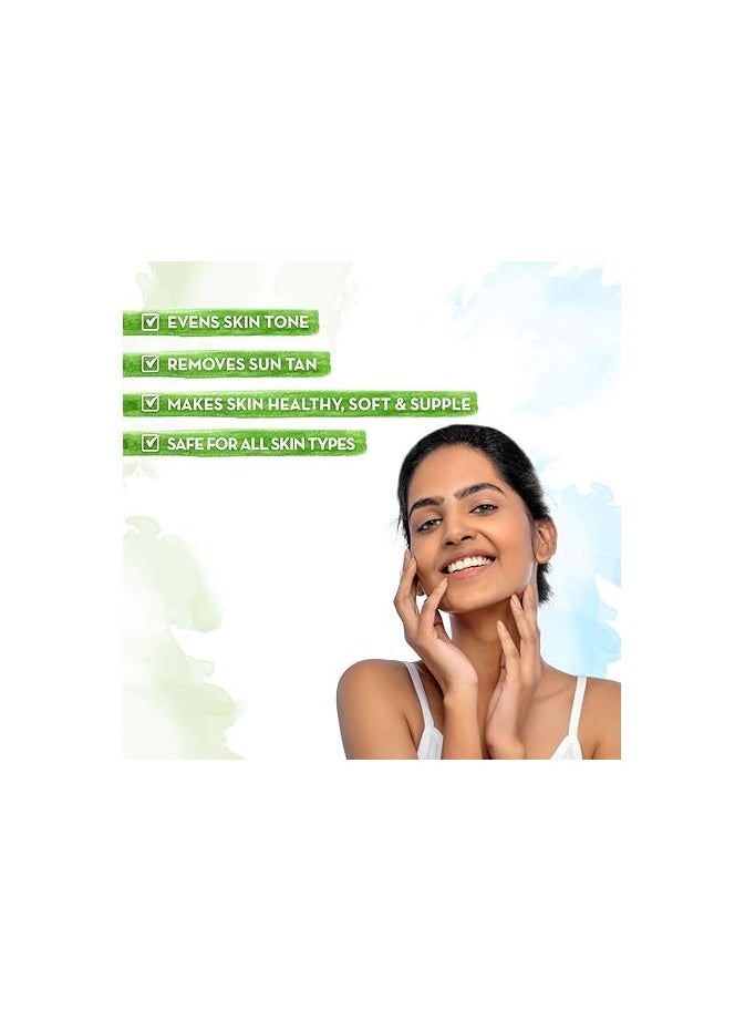 Mamaearth Mamaearth Ubtan Face Pack Mask for Fairness, Tanning & Glowing Skin with Saffron, Turmeric & Apricot Oil, 100g  - Image 2