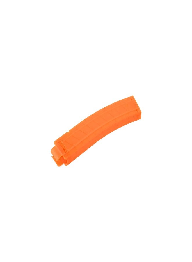 WORKER مخزن سهام قصير من نوع WORKER Banana Talon سعة 15 طلقة، ومسدس Blaser من سلسلة Drat Clip بحجم نصف الحجم، ومسدس Blaster نصف الحجم باللون البرتقالي الشفاف. - Image 4