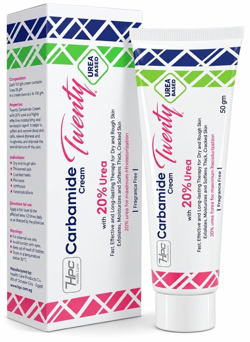 hepta Carbamide Twenty 20% Urea Cream - 50 Gm - Image 1
