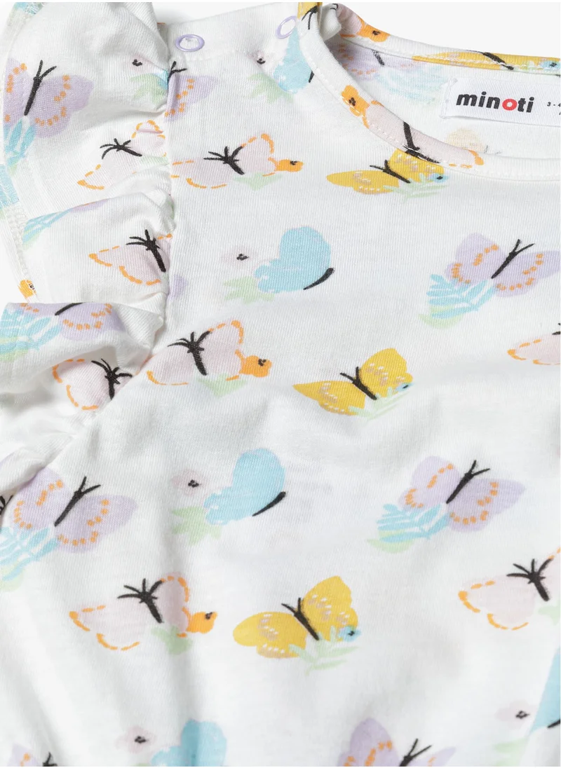 MINOTI Kids Printed Playsuit
