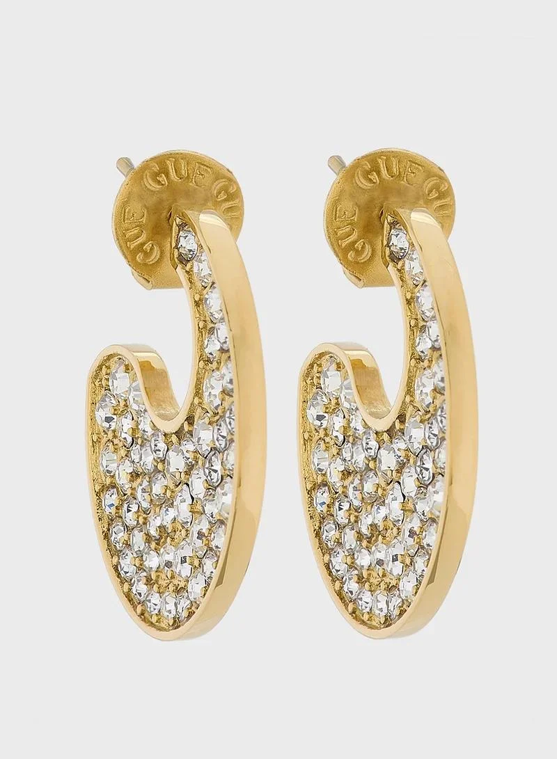 GUESS Blooming Summer Hoop Earrings