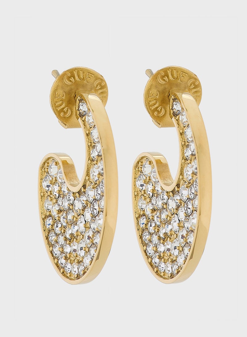 GUESS Blooming Summer Hoop Earrings  - Image 1