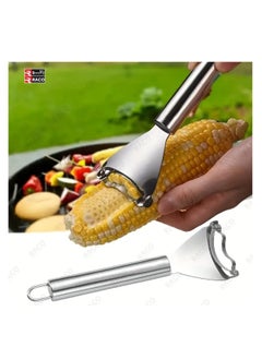 RACO Corn Peeler, Corn Stripper Corn Cob Stripper Tool, Premium Stainless Steel Corn Thresher with Ergonomic Handle, Kitchen Gadget  - Image 3
