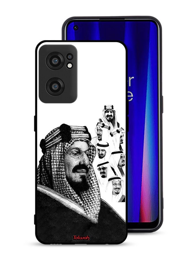 Tolwak OnePlus Nord CE 2 5G Protective Case Cover Kings Of Saudi Arabia BW Poster Art - Image 1