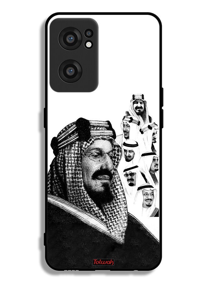 Tolwak OnePlus Nord CE 2 5G Protective Case Cover Kings Of Saudi Arabia BW Poster Art - Image 2