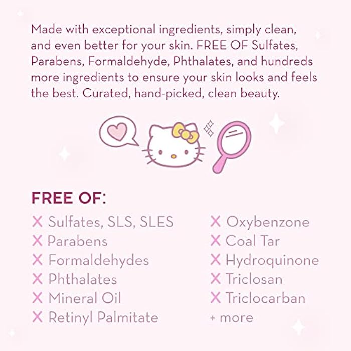 The Crème Shop x Hello Kitty Pink Water Crème - Klean Beauty, 250.0 milliliters, 6.5 Fl Oz, 1 - Image 2
