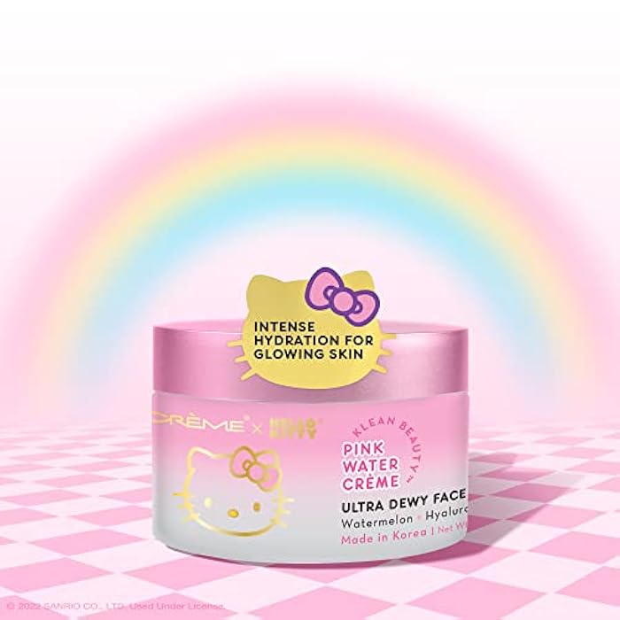 The Crème Shop x Hello Kitty Pink Water Crème - Klean Beauty, 250.0 milliliters, 6.5 Fl Oz, 1 - Image 1