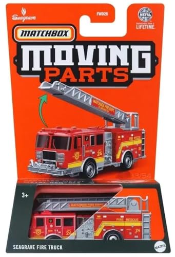 Matchbox Moving Parts Seagrave Fire Truck 164 Scale DieCast - Image 1