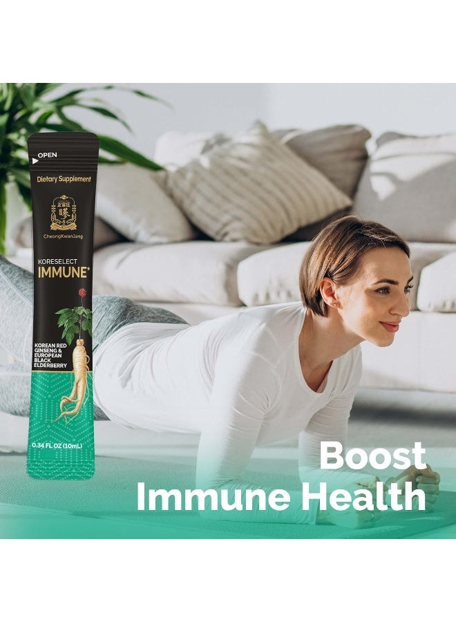 تشونغ كوان جانغ كوريسيليكت  مستخلص الجينسنغ الأحمر الكوري المناعي مع العصي السائلة من نبات البلسان] دعم المناعة الكورية، معزز الدورة الدموية، مكمل للطاقة الطبيعية، باناكس الجينسنغ الآسيوي بعمر 6 سنوات - 10 قطع - Image 5