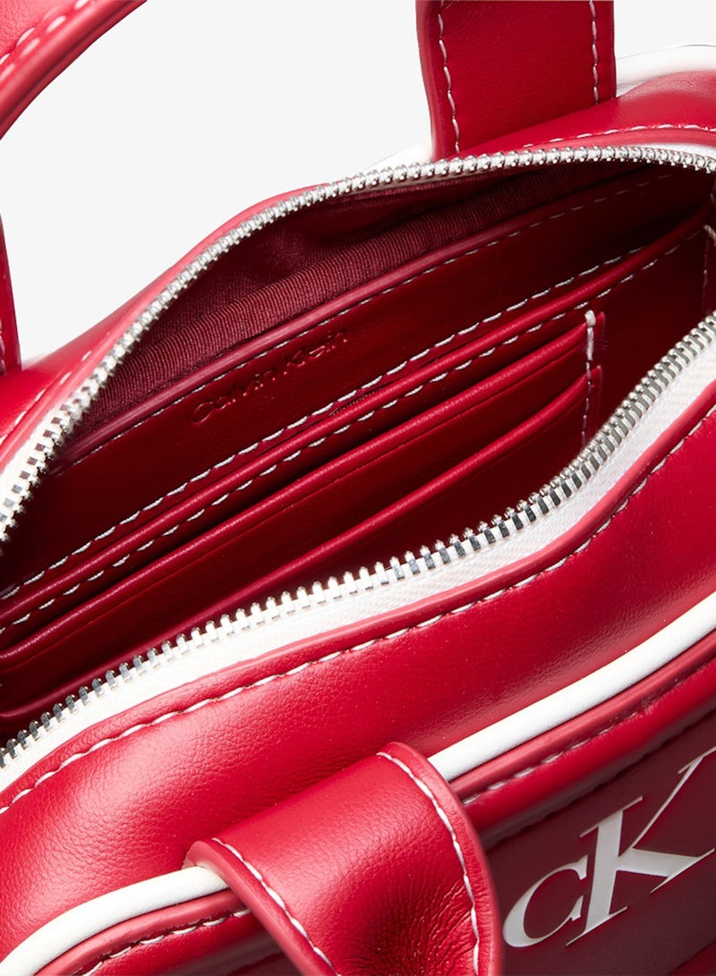 CALVIN KLEIN Contrast Monogram Crossbody Bag - Image 3
