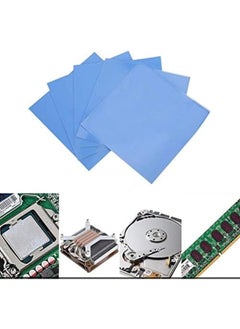 Walfront 5Pcs Thermal Conductivity Pad 100X100X0.5Mm Cpu Gpu Heat Conduction Sheet 1.5W M K Silicone Thermal Mat  - Image 3