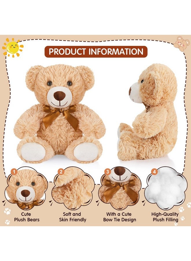 Zhanmai 18 Pcs 14 Inch Bears Stuffed Animal Bulk Gifts for Christmas Plush Bear Toys for Birthday Baby Shower Party Favor(Mixed Colors) - Image 5