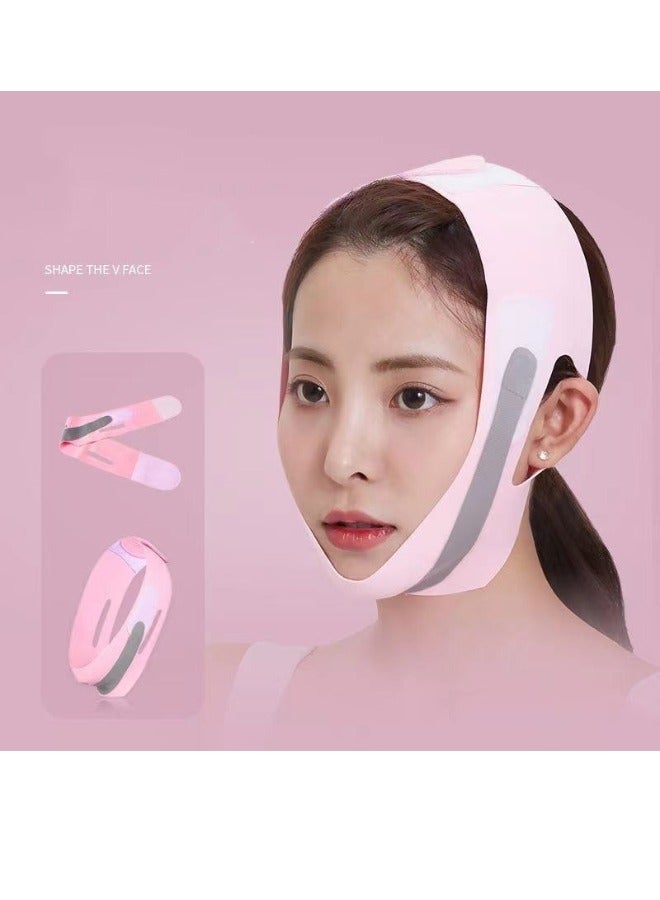 XiuWoo V Line Face Slimming Belt Lifting Chin Belt Pink  - Image 4