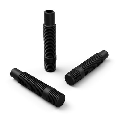 StanceMagic 20pcs - 14x1.5 to 14x1.5 Wheel Stud Conversion - 32mm Shank Length - Compatible with Audi Volkswagen TT A3 A4 S4 A5 S5 A6 S6 A7 S7 A8 S8 B5 B6 B7 B8 Jetta Golf GTI R32 Black - Image 4