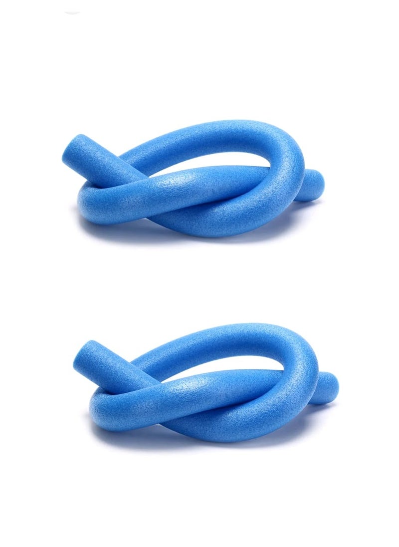 ISHWAZ Highly Buoyant Swimming Stick For Adults And Kids - 2 Swimming  Pool Noodles Of Blue Color  - Image 1