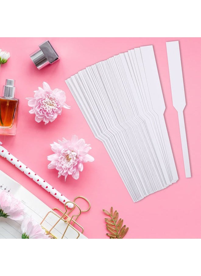 Tondiamo - 400 Pieces Perfume Test Strips Fragrance Paper Strips Disposable Perfume Blotter Essential Oils Paper Test for Diffuser Aromatherapy Scents (White) - Image 1