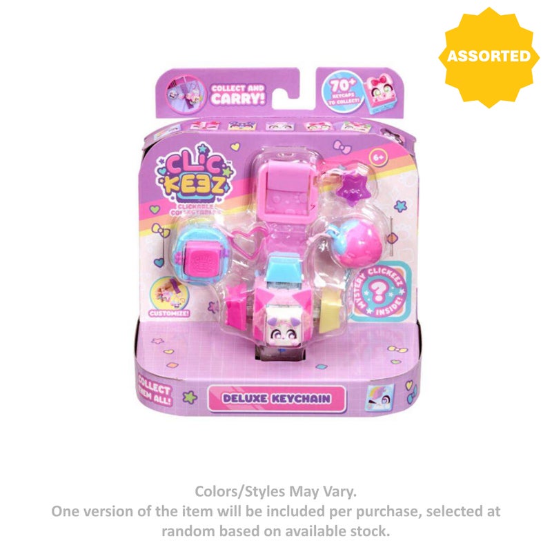 Clickeez Clickable Deluxe Collectable Keychain (Assorted) - Image 1
