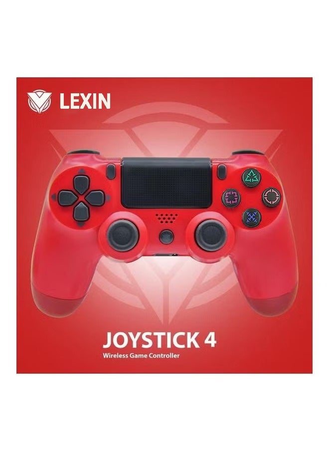 LEXIN LEXIN PS4 Wireless Joystick - Enhanced Performance & Seamless Connectivity. (Red)  - Image 1