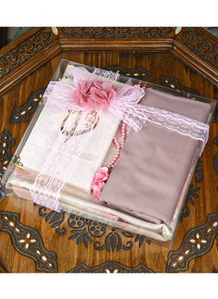 OLUDENIZ Ramadan Blessings Gift Set – Luxurious Islamic Essentials: Prayer Mat, Hijab, Rosary Beads & Medina Velvet Quran  - Image 1