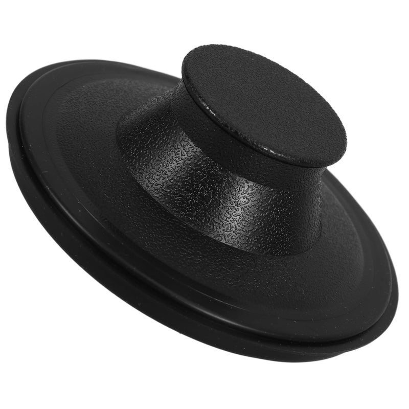 Black Rubber Kitchen Sink Stopper Replacement for Garbage Disposal Drain Seal to Prevent Backflow - Image 2