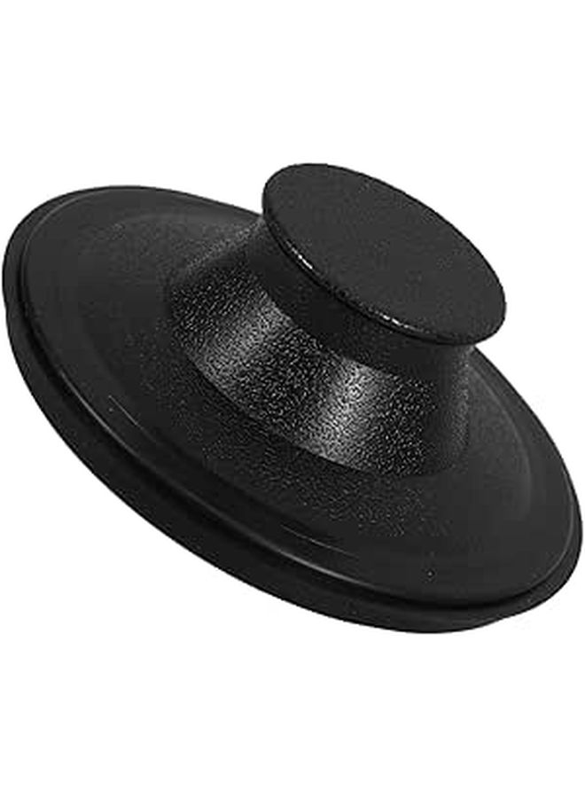 Black Rubber Kitchen Sink Stopper Replacement for Garbage Disposal Drain Seal to Prevent Backflow - Image 1