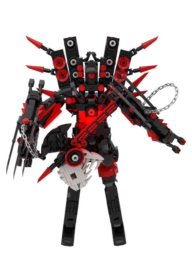 Skibidi Toilet Man Toy Building Blocks 622 Pcs Rock Guitar Audio King Toy Ideas Toys Battle  Game Model Ideas Toys Gifts For Adult And Kids  - Image 3