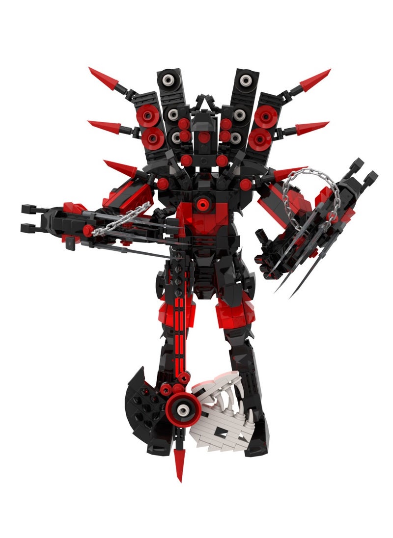 Skibidi Toilet Man Toy Building Blocks 622 Pcs Rock Guitar Audio King Toy Ideas Toys Battle  Game Model Ideas Toys Gifts For Adult And Kids  - Image 2