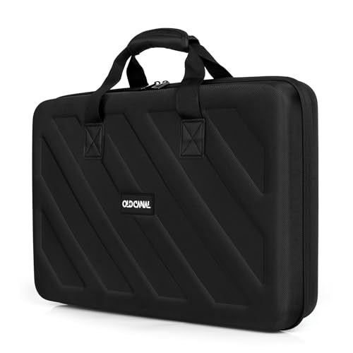 Old Canal Mixer Travel Case, Carrying Storage Bag Compatible with DJ Controller for DDJ-SB3 / DDJ-SB2 / DDJ-400 / DDJ-FLX4 / DDJ-RB 2-Channel, Black - Image 2