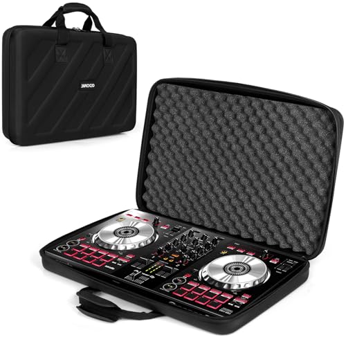 Old Canal Mixer Travel Case, Carrying Storage Bag Compatible with DJ Controller for DDJ-SB3 / DDJ-SB2 / DDJ-400 / DDJ-FLX4 / DDJ-RB 2-Channel, Black - Image 1
