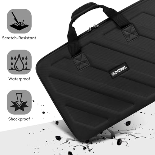 Old Canal Mixer Travel Case, Carrying Storage Bag Compatible with DJ Controller for DDJ-SB3 / DDJ-SB2 / DDJ-400 / DDJ-FLX4 / DDJ-RB 2-Channel, Black - Image 5