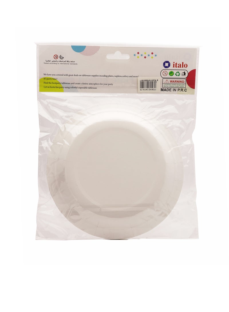 ITALO 6-Piece Printed Party Plate Set 7 inch - Image 3