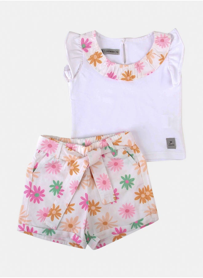 OWNKIDS Baby Girls Shorts Set  - Image 1