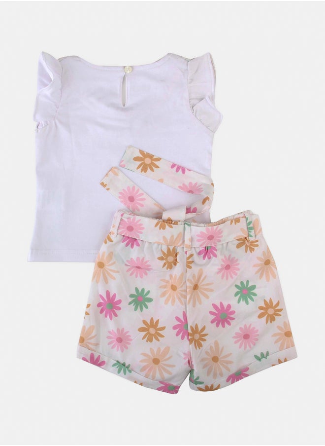 OWNKIDS Baby Girls Shorts Set  - Image 2