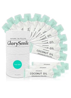 GlorySmile Natural Oil Pulling Mouthwash Sachets 14 Pieces 10ml Each Teeth Whitening & Reducing Bad Breath Oil Pulling For Oral Health Reduce Bad Mouth Odor Cavity & Gums Sensitivity Unisex  - Image 1