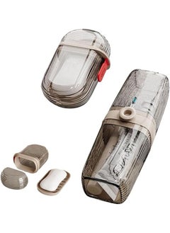 Travel Soap Case, Toothbrush Box, Soap Box Holder, Portable Soap Holder, Travel Soap Container with Lid, Portable Bar Soap Case, Travel Soap Dishes for Bar Soap, Soap Container for Traveling Leak Proof Bar Soap Travel Case (Set)