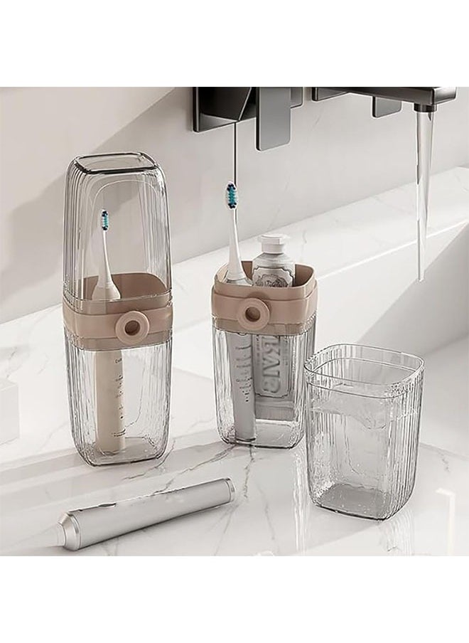 Generic - Travel Soap Case, Toothbrush Box, Soap Box Holder, Portable Soap Holder, Travel Soap Container with Lid, Portable Bar Soap Case, Travel Soap Dishes for Bar Soap, Soap Container for Traveling Leak Proof Bar Soap Travel Case (Set) - Image 1