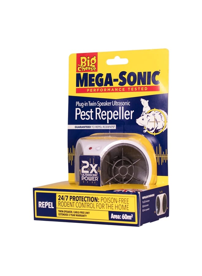 STV  Mega-Sonic® Plug-In Twin-Speaker Pest Repeller - Image 3