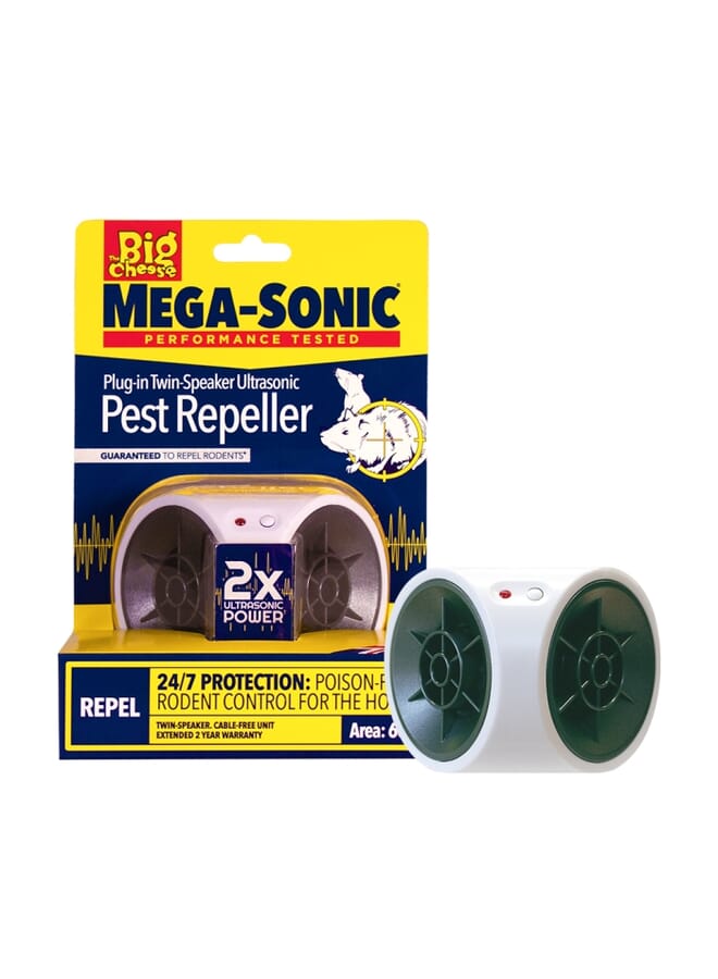 STV  Mega-Sonic® Plug-In Twin-Speaker Pest Repeller - Image 2