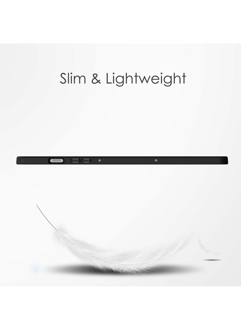 روك بو جراب لهاتف Samsung Galaxy Tab S10 Lite 5G مقاس 10.9 بوصة 2025/S10 FE مقاس 10.9 بوصة 2025/S9 FE 5G مقاس 10.9 بوصة/Galaxy Tab S9 مقاس 11 بوصة 2023 مع حامل قلم S، جراب مقاوم للصدمات مع غطاء خلفي شفاف شفاف مع خاصية الإيقاظ/السكون التلقائي - Image 3