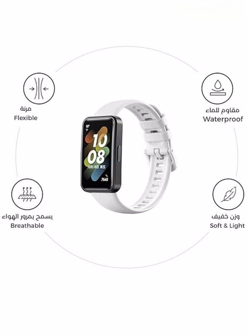 DTBG Soft Silicone Watch Straps, Suitable for Huawei Band 8, Band 9, Band 10 , Waterproof, Breathable and Adjustable Sports Watch Straps  - Image 5