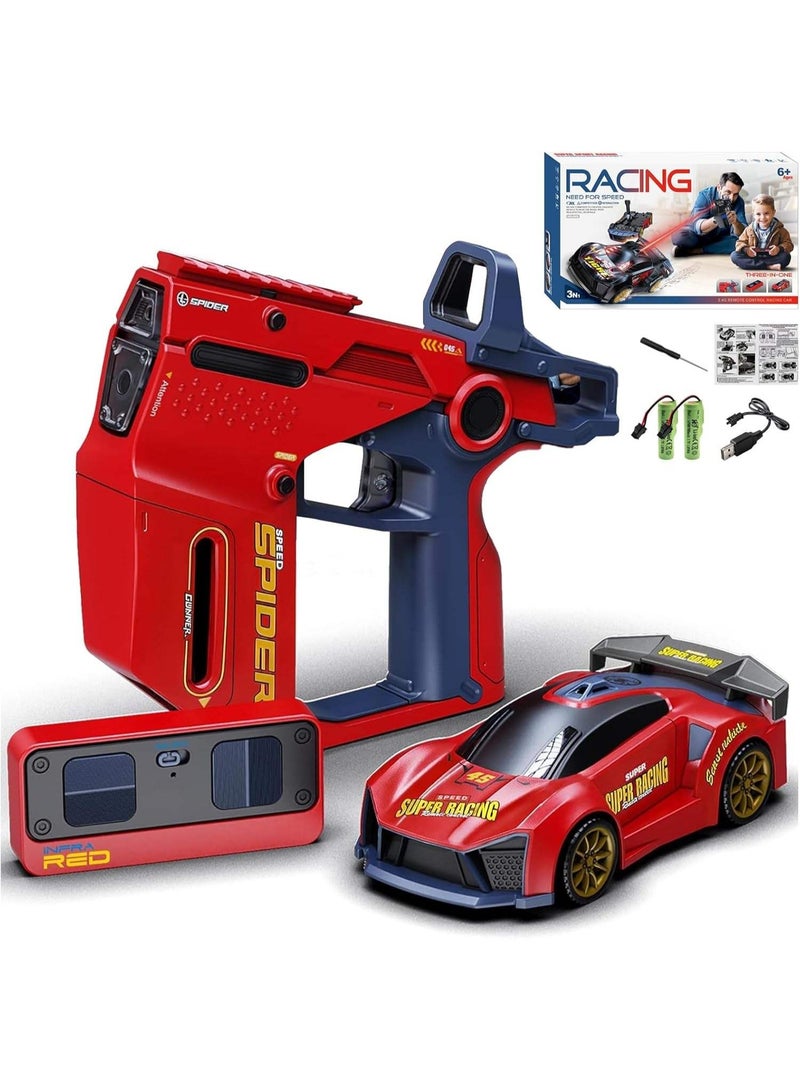 Multiplayer Interactive Indoor Remote Control Battle RC Car Set with Infrared Gun, 4-Channel RC Car, Ready-to-Go, 30m Control Range, Includes Charger - Image 3
