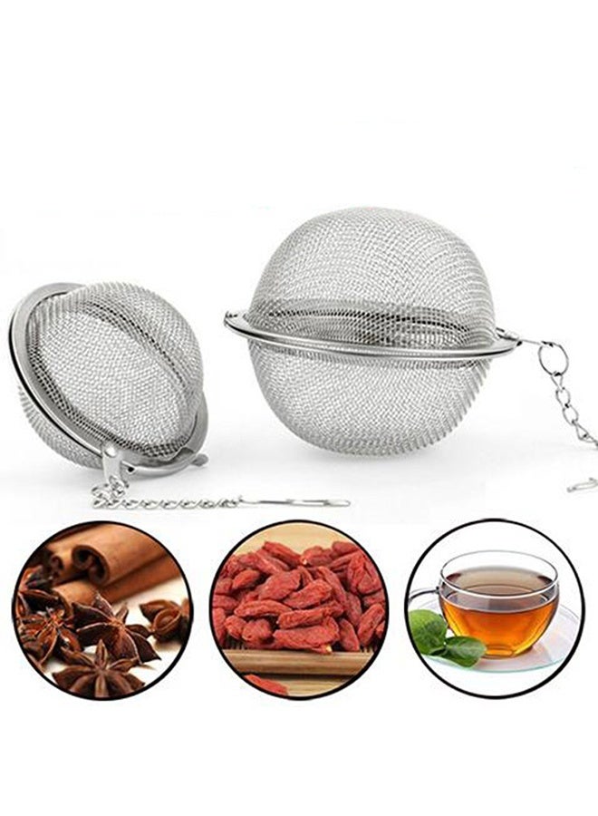 2PCS Premium Tea Infusers for Loose Leaf Tea - Upgraded Tea Strainers and Tea Balls for Flavoring Herbal Spices and Seasonings - Image 3