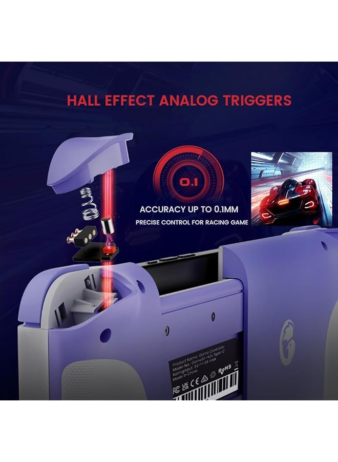 KASTWAVE X2S Type C Mobile Gaming Controller For Android And Iphone 15 Series (Usb C) Phone Controller With Hall Effect Joysticks Play Xbox Playstation Call Of Duty Genshin Impact - Image 4