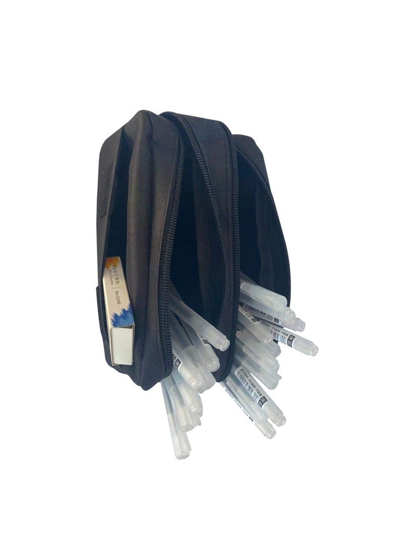 عام الكونية روبوت مزدوجة حقيبة قلم رصاص أسترو بوت مطبوعة حقيبة قلم رصاص حقيبة القرطاسية لطلاب المدارس الابتدائية والمتوسطة - Image 2