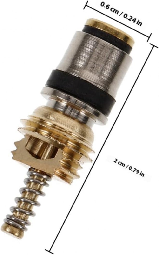 10pcs Car Air Conditioning Valve Core Kit with R134a Compatible Valve Stem Cores for Automotive Ac System Repair and Refrigeration Maintenance - Image 2