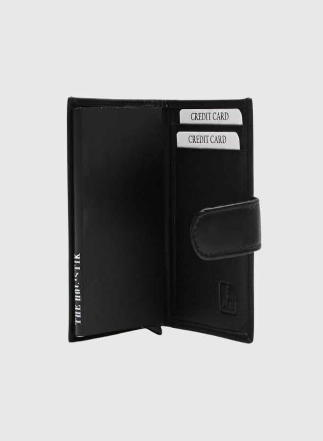 THE HOLISTIK Push Card Glide Wallet (Black) - Image 4