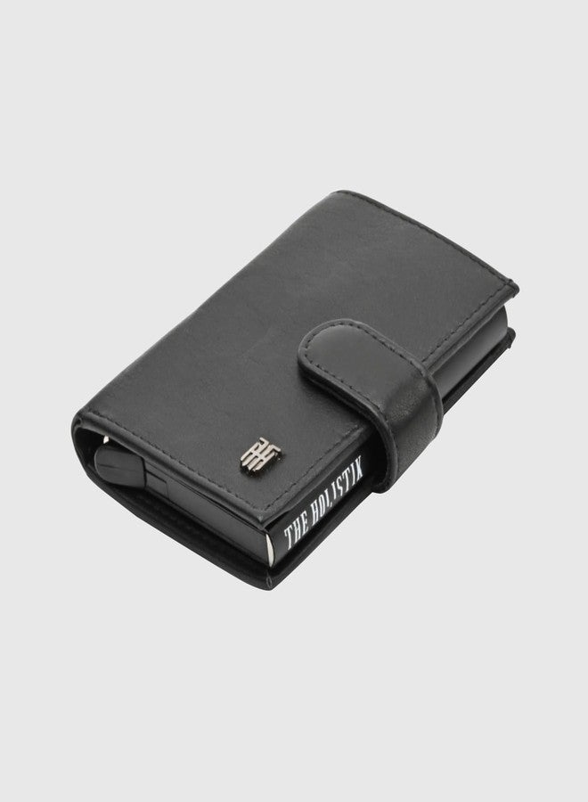 THE HOLISTIK Push Card Glide Wallet (Black) - Image 2