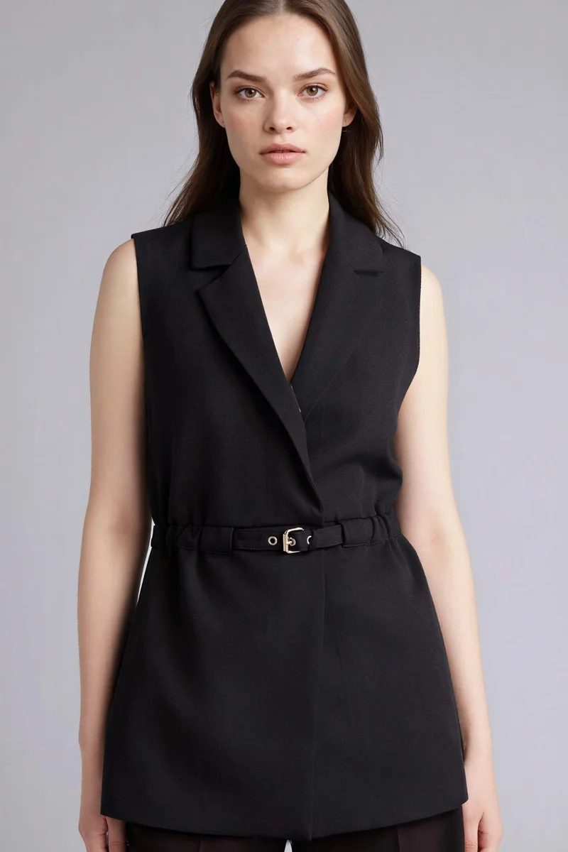 DeFacto Slim Fit Jacket Collar Vest