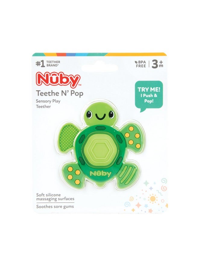 Teethe N' Pop Sensory Play Teether - Baby Teething Toy - 3+ Months - Turtle - pzsku/Z20CE4C426E1BAB88EC78Z/45/_/1735214479/73ce174b-ab2c-424e-ace9-9e963cf87f7b