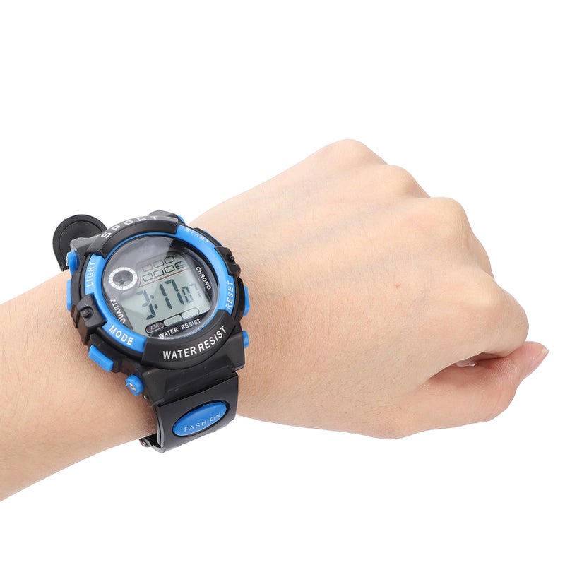 Kids Watch Waterproof Outdoor Sports Digital Electronic Watches for Children Blue - Image 5